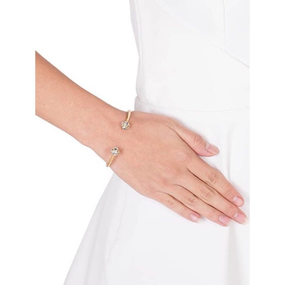 Kate Spade Lady Marmalade Gold Bangle Crystal Bracelet - Picture 3 of 6